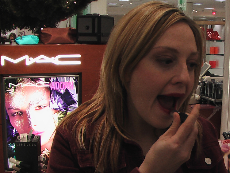 In early December, Caleb and I headed up to MAC Cosmetics on Oak Street in Chicago for a makeover session with makeup artist Thomas McEntee. - Makeup03