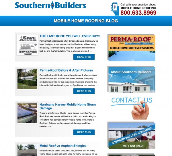 Southern Builders Blog Website