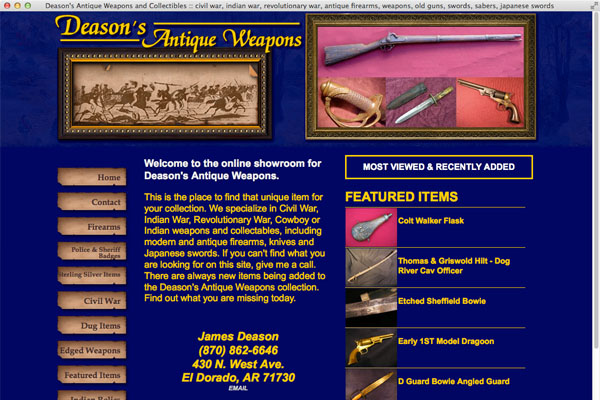 Deason's Antique Weapons