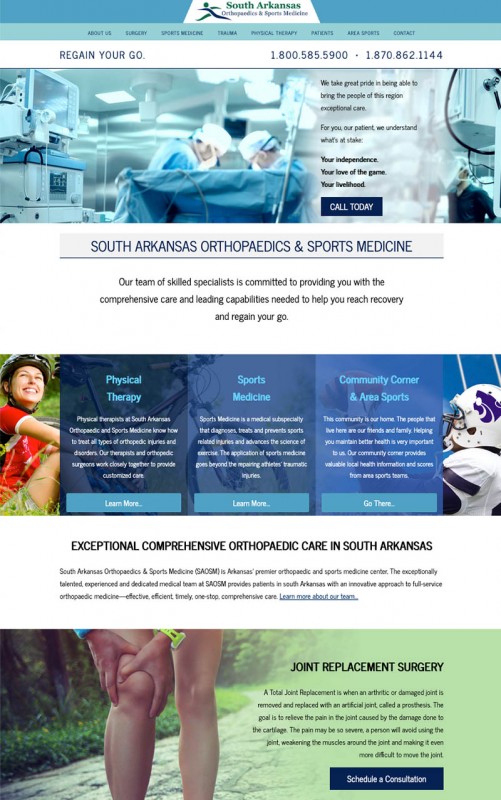 South Arkansas Orthopaedics & Sports Medicine title=